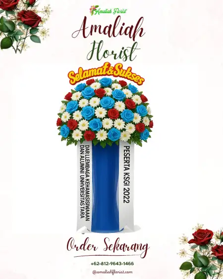 Standing Flowers World Trade Center WTC Sudirman Jakarta